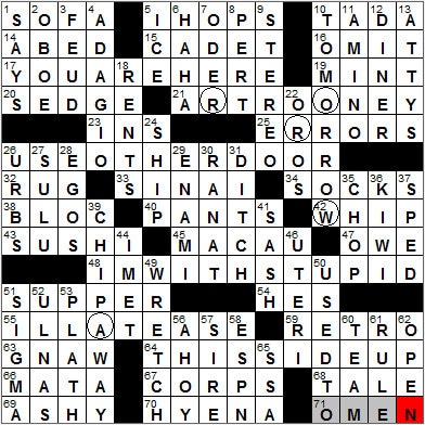 0417-12: New York Times Crossword Answers 17 Apr 12, Tuesday