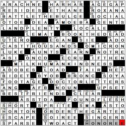 0422-12: New York Times Crossword Answers 22 Apr 12, Sunday