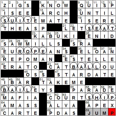 0510-12: New York Times Crossword Answers 10 May 12, Thursday