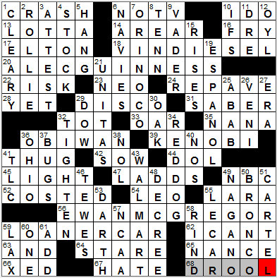 0523-12: New York Times Crossword Answers 23 May 12, Wednesday