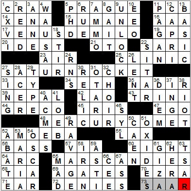0604-12: New York Times Crossword Answers 4 Jun 12, Monday