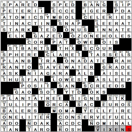 0624-12: New York Times Crossword Answers 24 Jun 12, Sunday