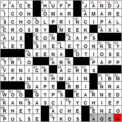 0711-12: New York Times Crossword Answers 11 Jul 12, Wednesday
