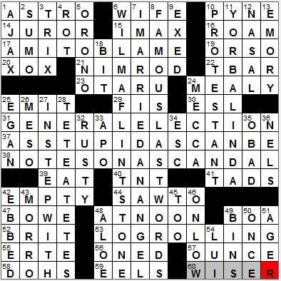 0720-12: New York Times Crossword Answers 20 Jul 12, Friday
