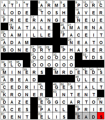 0830-12: New York Times Crossword Answers 30 Aug 12, Thursday