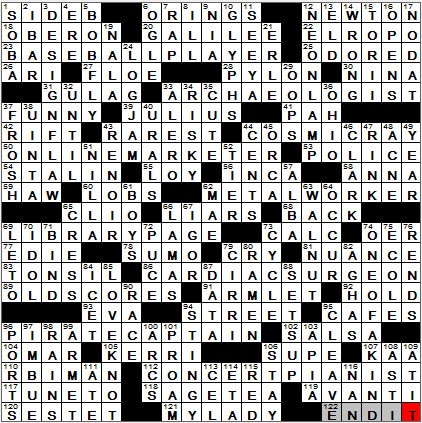 0909-12: New York Times Crossword Answers 9 Sep 12, Sunday