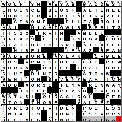 0923-12: New York Times Crossword Answers 23 Sep 12, Sunday