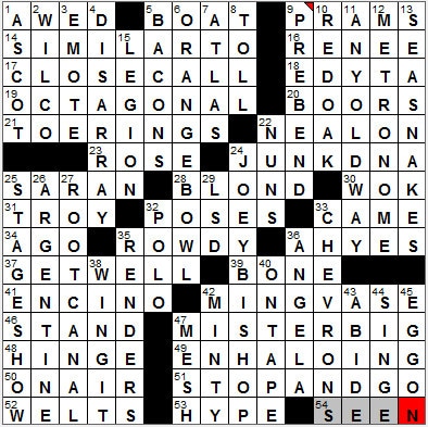 1005-12: New York Times Crossword Answers 5 Oct 12, Friday