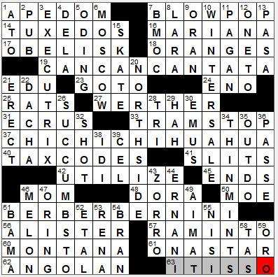 1011-12 New York Times Crossword Answers 11 Oct 12, Thursday