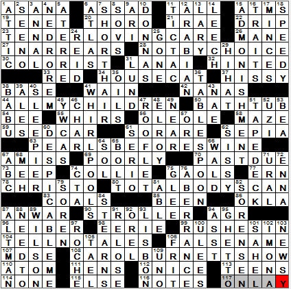 1014-12 New York Times Crossword Answers 14 Oct 12, Sunday