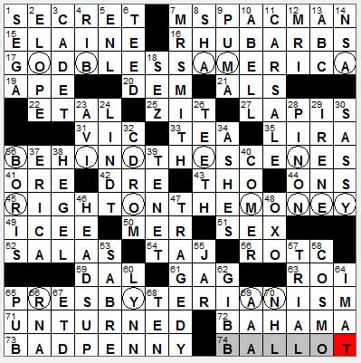 1106-12 New York Times Crossword Answers 6 Nov 12, Tuesday