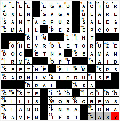 1112-12 New York Times Crossword Answers 12 Nov 12, Monday