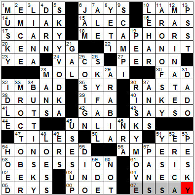 1113-12 New York Times Crossword Answers 13 Nov 12, Tuesday
