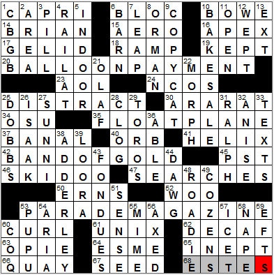 1120-12 New York Times Crossword Answers 20 Nov 12, Tuesday