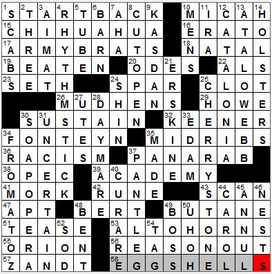 1123-12 New York Times Crossword Answers 23 Nov 12, Friday