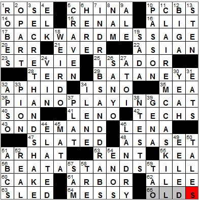 1130-12 New York Times Crossword Answers 30 Nov 12, Friday
