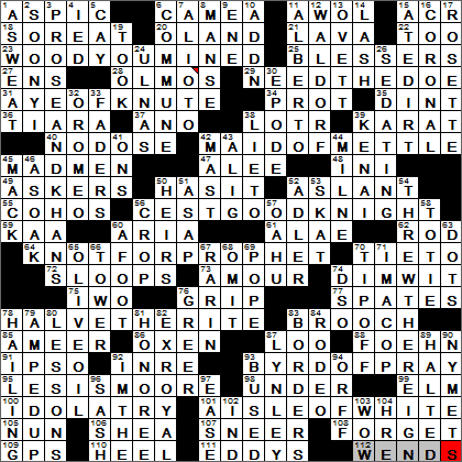 1216-12 New York Times Crossword Answers 16 Dec 12, Sunday