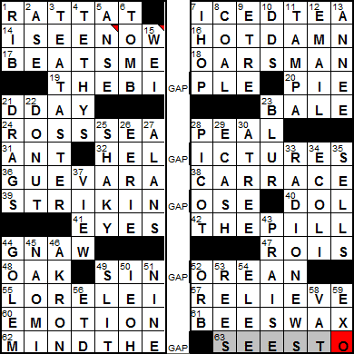 0117-13 New York Times Crossword Answers 17 Jan 13, Thursday
