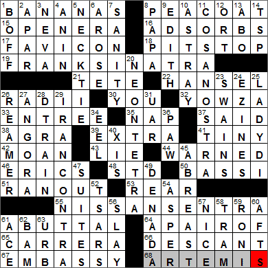 0124-13 New York Times Crossword Answers 24 Jan 13, Thursday