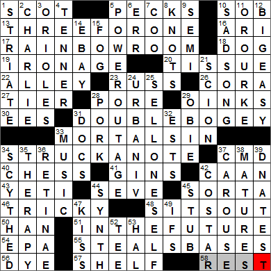 0125-13 New York Times Crossword Answers 25 Jan 13, Friday