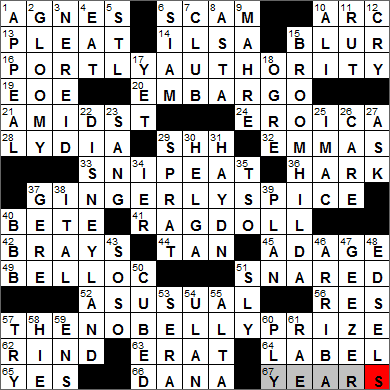 0205-13 New York Times Crossword Answers 5 Feb 13, Tuesday