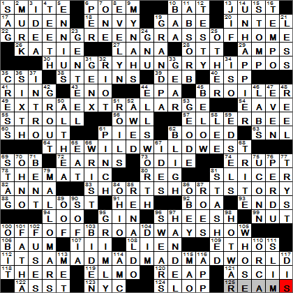 0210-13 New York Times Crossword Answers 10 Feb 13, Sunday