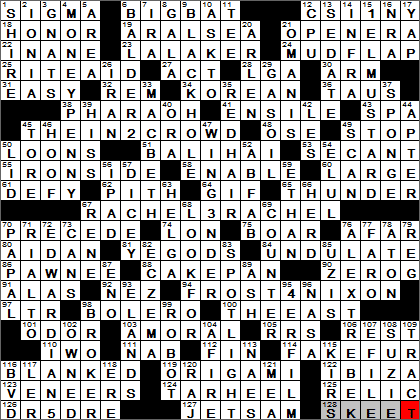 0217-13 New York Times Crossword Answers 17 Feb 13, Sunday