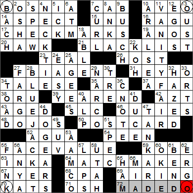0220-13 New York Times Crossword Answers 20 Feb 13, Wednesday