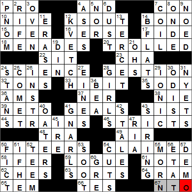 0228-13 New York Times Crossword Answers 28 Feb 13, Thursday