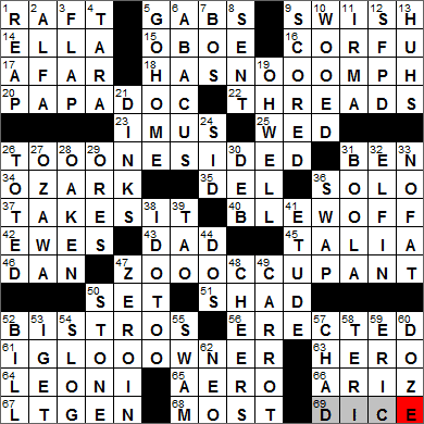 0306-13 New York Times Crossword Answers 6 Mar 13, Wednesday