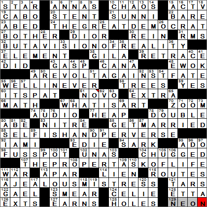 0324-13 New York Times Crossword Answers 24 Mar 13, Sunday
