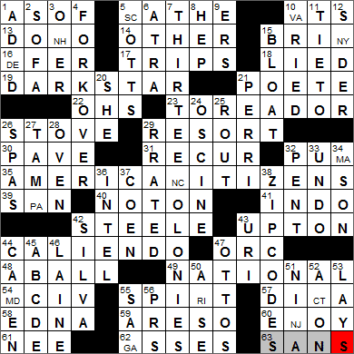 0328-13 New York Times Crossword Answers 28 Mar 13, Thursday