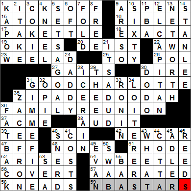 0405-13 New York Times Crossword Answers 5 Apr 13, Friday