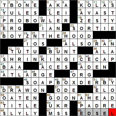 0409-13 New York Times Crossword Answers 9 Apr 13, Tuesday