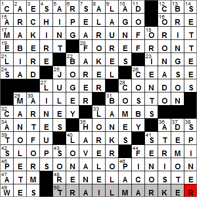 0412-13 New York Times Crossword Answers 12 Apr 13, Friday