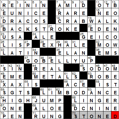 0416-13 New York Times Crossword Answers 16 Apr 13, Tuesday
