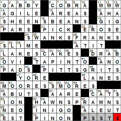 0429-13 New York Times Crossword Answers 29 Apr 13, Monday