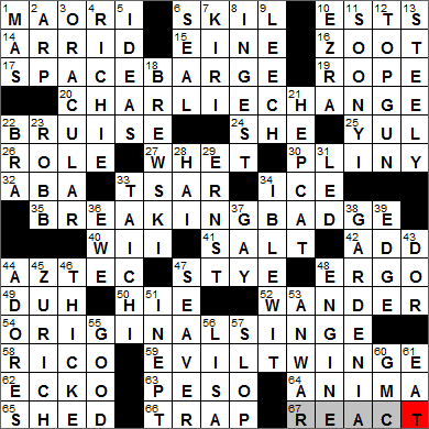 0528-13 New York Times Crossword Answers 28 May 13, Tuesday