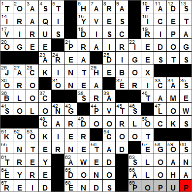 0617-13 New York Times Crossword Answers 17 Jun 13, Monday