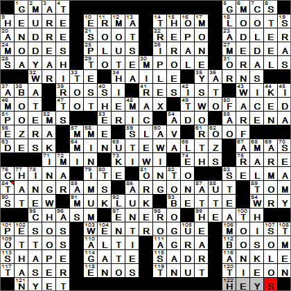 0630-13 New York Times Crossword Answers 30 Jun 13, Sunday