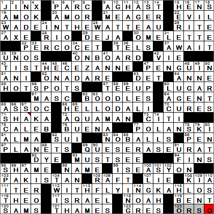 0721-13 New York Times Crossword Answers 21 Jul 13, Sunday