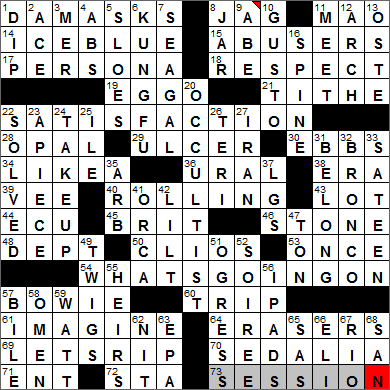 0730-13 New York Times Crossword Answers 30 Jul 13, Tuesday