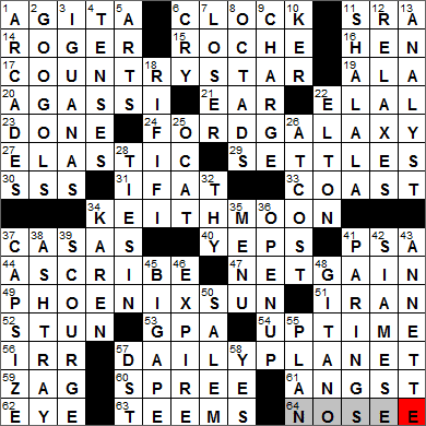 0805-13 New York Times Crossword Answers 5 Aug 13, Monday