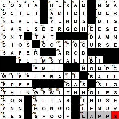 0814-13 New York Times Crossword Answers 14 Aug 13, Wednesday