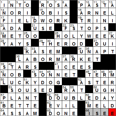 0820-13 New York Times Crossword Answers 20 Aug 13, Tuesday