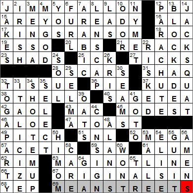 0831-13 New York Times Crossword Answers 31 Aug 13, Saturday