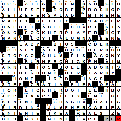 0915-13 New York Times Crossword Answers 15 Sep 13, Sunday