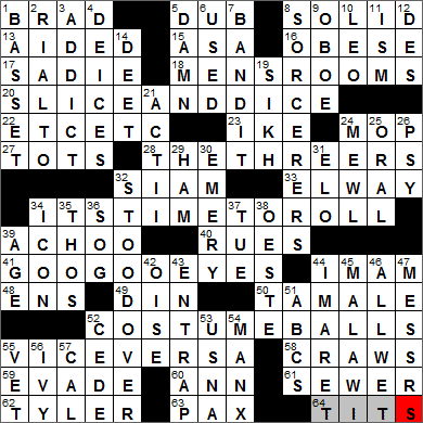 0923-13 New York Times Crossword Answers 23 Sep 13, Monday