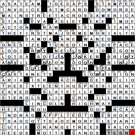 1020-13 New York Times Crossword Answers 20 Oct 13, Sunday