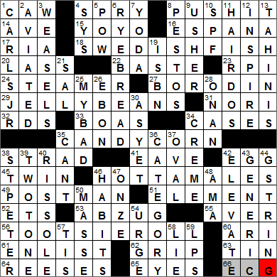 1030-13 New York Times Crossword Answers 30 Oct 13, Wednesday